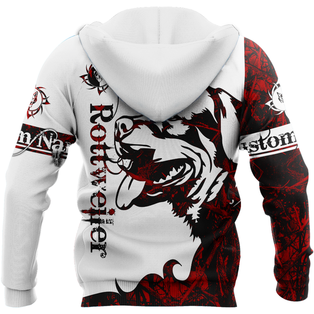 Rottweiler red custom 3d hoodie shirt for men and women DD08052002S