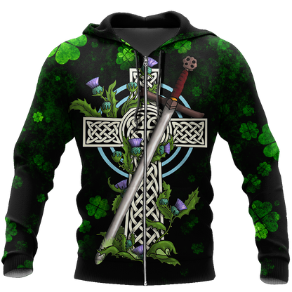 Irish St.Patrick day 3d hoodie shirt for men and women DD11032003