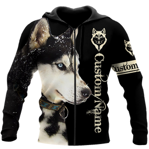 Husky custom 3d hoodie shirt for men and women DD08252002