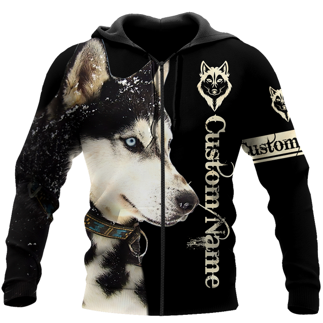 Husky custom 3d hoodie shirt for men and women DD08252002