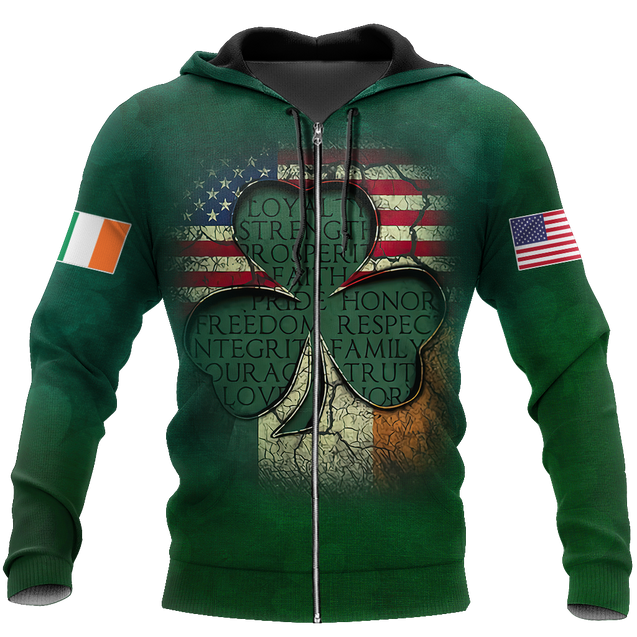 Irish St.Patrick day 3d hoodie shirt for men and women DD10292001