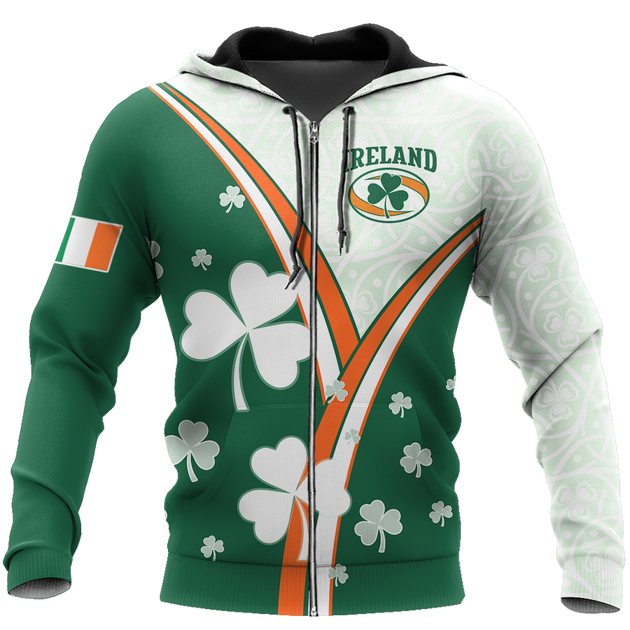 Irish St.Patrick day 3d hoodie shirt for men and women DD11032008