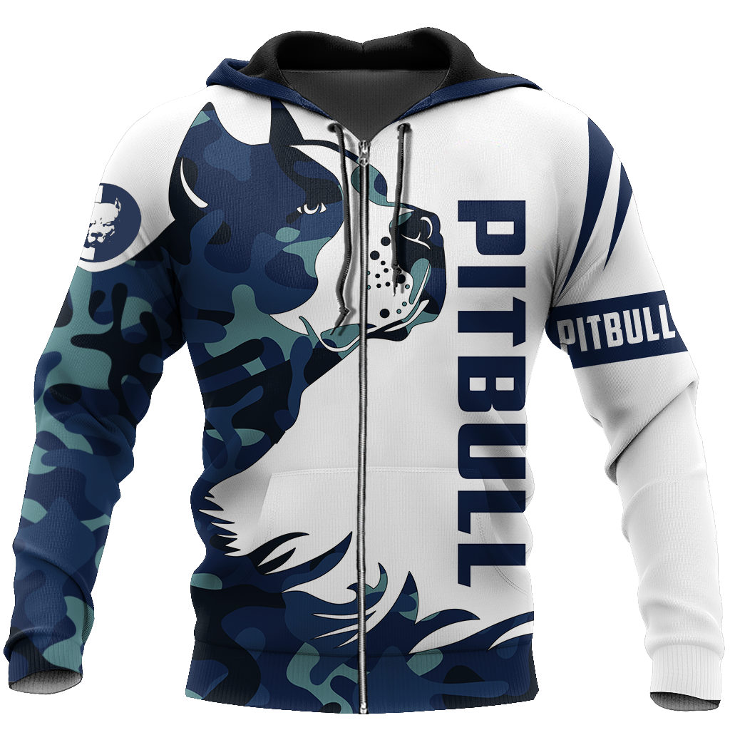 American Pitbull Terrier Blue Camo Unisex Shirts DD11022003