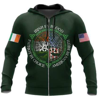 Irish St.Patrick day 3d hoodie shirt for men and women DD10302001