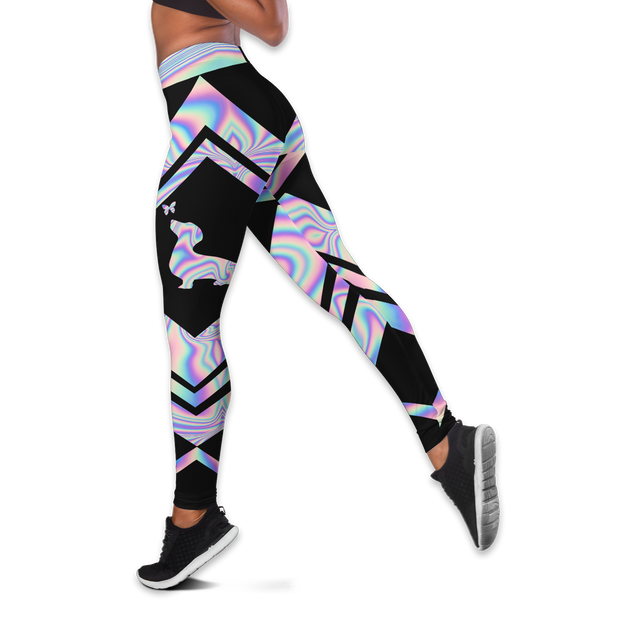 A Girl Love Dachshund Combo Tank + Legging DD09302001