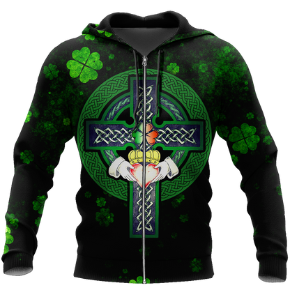 Irish St.Patrick day 3d hoodie shirt for men and women DD10272001