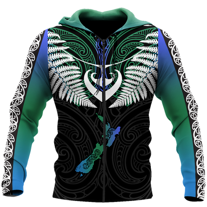 New zealand aotearoa tattoos 3d all over printed for men and women PL25082003