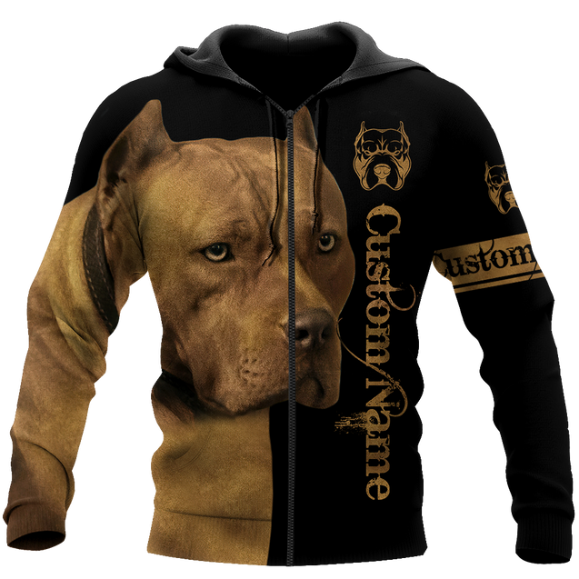 Pitbull custom 3d hoodie shirt for men and women DD08252003