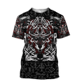 3D All Over Print Celtic Viking Wolf Hoodie DD08262002