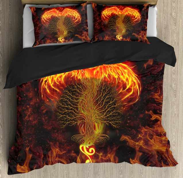 Beautiful Phoenix And Tree Of Life Bedding Set DD10022004