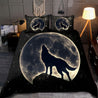 Wolf In The Moon Bedding Set