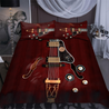 Lovely Red Electric Guitar Rock Bedding Set-ML-ML-US Twin-Vibe Cosy™