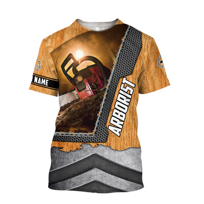 Premium Unisex All Over Printed Chainsaw Arborist Shirts MEI