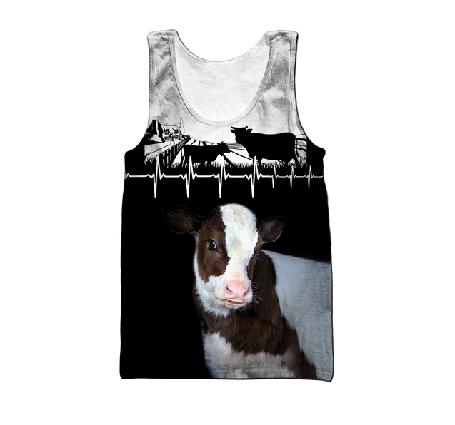 Cow 3d hoodie shirt for men and women DD10192003ST