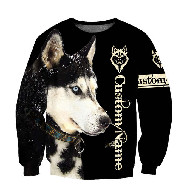 Husky custom 3d hoodie shirt for men and women DD08252002