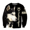 Husky custom 3d hoodie shirt for men and women DD08252002