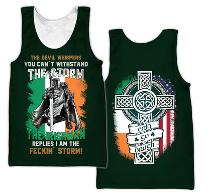 Irish St.Patrick day 3d hoodie shirt for men and women DD10272003