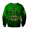 Irish St.Patrick day 3d hoodie shirt for men and women