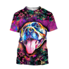 Pitbull flower 3D hoodie shirt for men and women HG91602