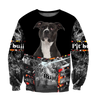 Pitbull 3d hoodie shirt for men and women DD10152001