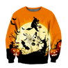 Beautiful All Over Printed Halloween Bear Witch Hoodie DD08172004-MEI