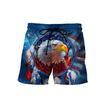 Eagle Dreamcatcher Native American Blue 3D All Over Printed Shirts DD09112003-LAM