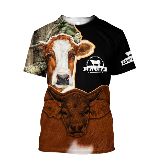 Cow 3d hoodie shirt for men and women DD10302002