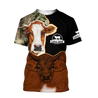 Cow 3d hoodie shirt for men and women DD10302002