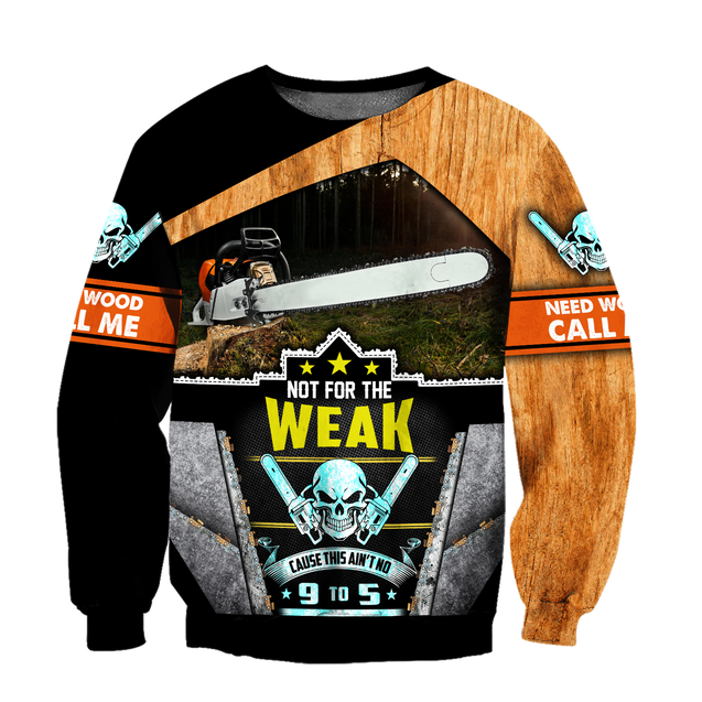 All Over Printed Chainsaw Need Wood Call Me Hoodie MEI09142006-MEI