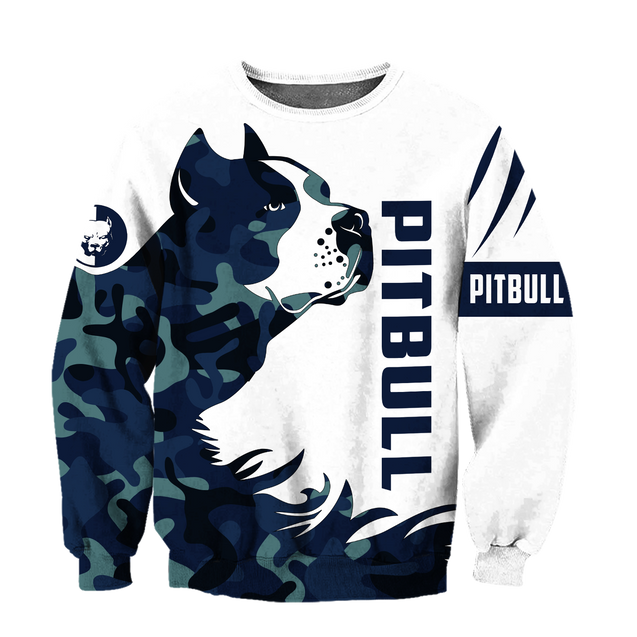 American Pitbull Terrier Blue Camo Unisex Shirts DD11022003