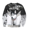 Husky 3d hoodie shirt for men and women DD10232001PT