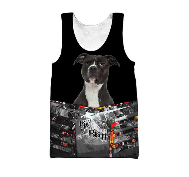 Pitbull 3d hoodie shirt for men and women DD10152001