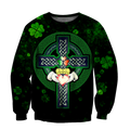 Irish St.Patrick day 3d hoodie shirt for men and women DD10272001