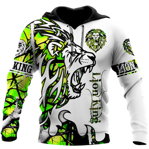 Beautiful Lion green Tattoo camo 3D all over printed shirts for men and women DD05272002S-Apparel-Huyencass-Hoodie-S-Vibe Cosy™