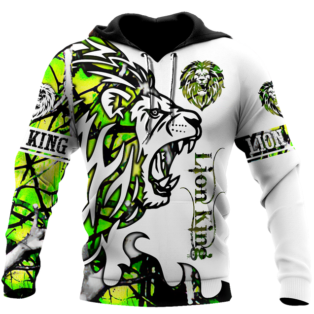 Beautiful Lion green Tattoo camo 3D all over printed shirts for men and women DD05272002S-Apparel-Huyencass-Hoodie-S-Vibe Cosy™