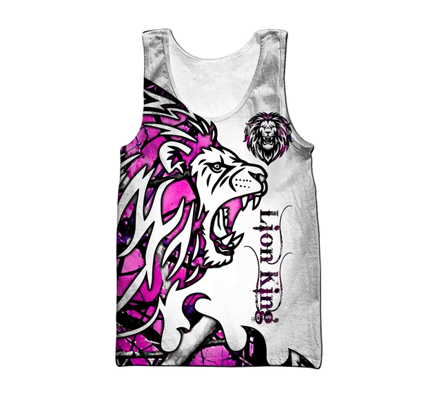 Beautiful Lion country girl Tattoo camo 3D all over printed shirts for men and women DD05272001S-Apparel-Huyencass-Tank Top-S-Vibe Cosy™