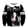 Cow 3d hoodie shirt for men and women DD10192003ST