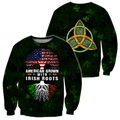 Irish St.Patrick day 3d hoodie shirt for men and women DD10272002