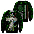 Irish St.Patrick day 3d hoodie shirt for men and women DD11032003