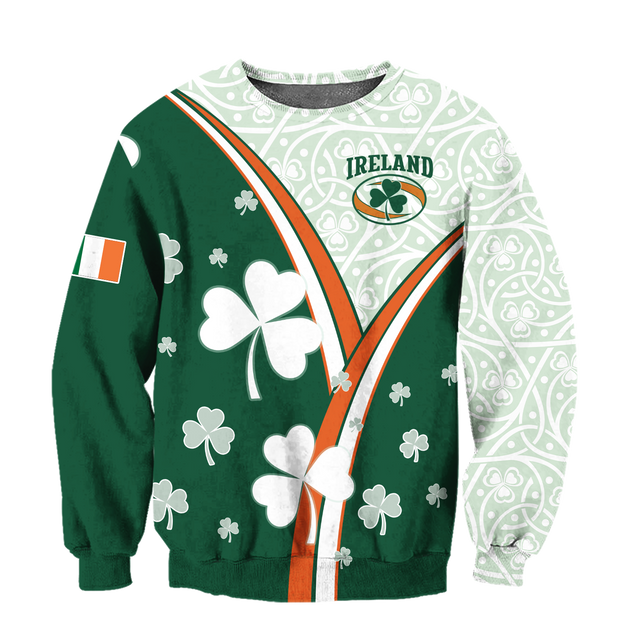 Irish St.Patrick day 3d hoodie shirt for men and women DD11032008