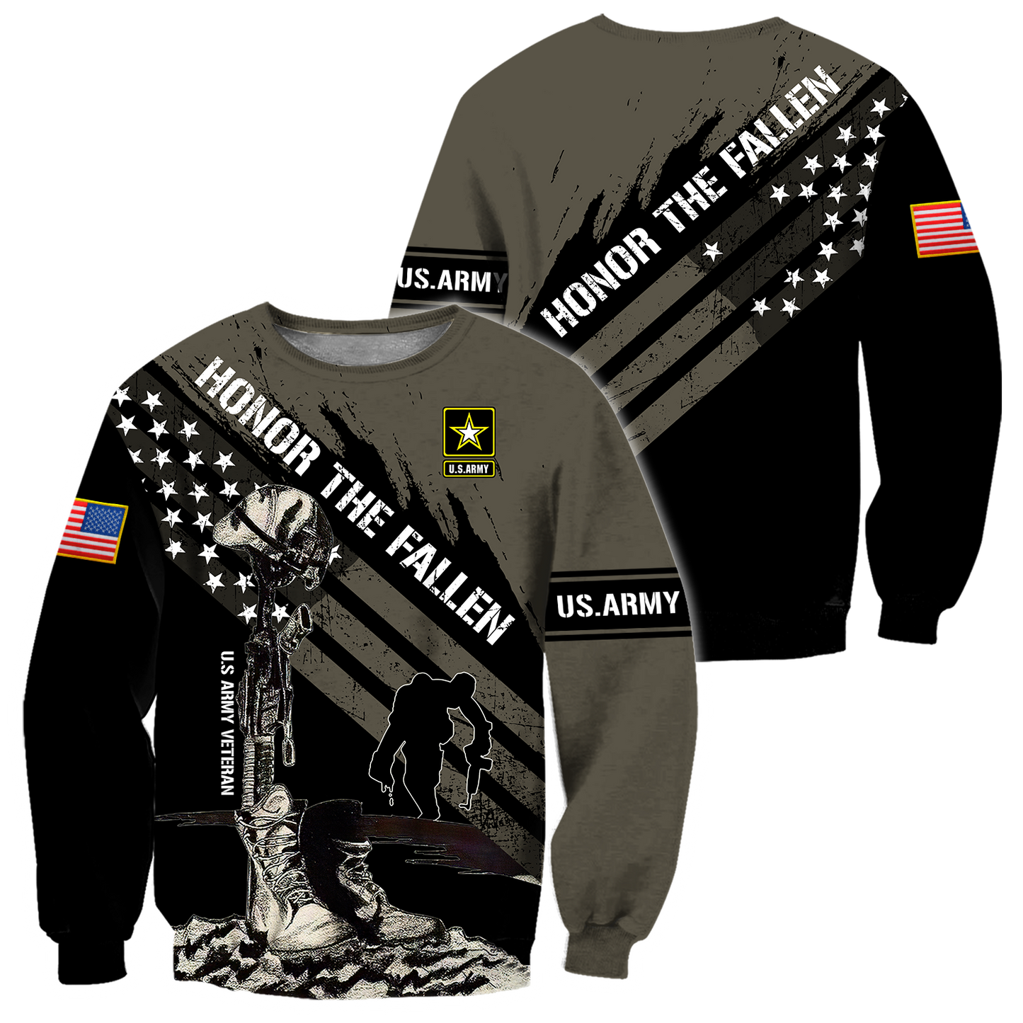 Honor The Fallen US Veteran 3D All Over Printed Shirts DD10202001