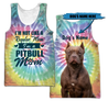 Pitbull mom customize name 3D hoodie shirt for men and women DD09152001