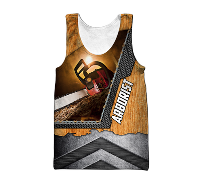 Premium Unisex All Over Printed Chainsaw Arborist Shirts MEI