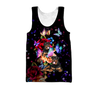 Rottweiler and Butterfly 3D All Over Print Hoodie
