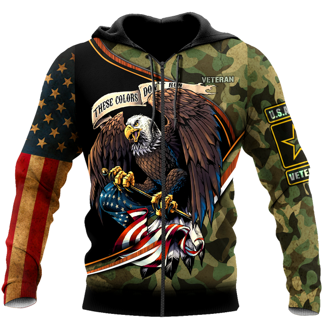 US Veteran Camo 3d all over printed shirts for men and women DD06172002S-Apparel-Huyencass-Zipped Hoodie-S-Vibe Cosy™