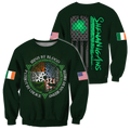 Irish St.Patrick day 3d hoodie shirt for men and women DD10302001