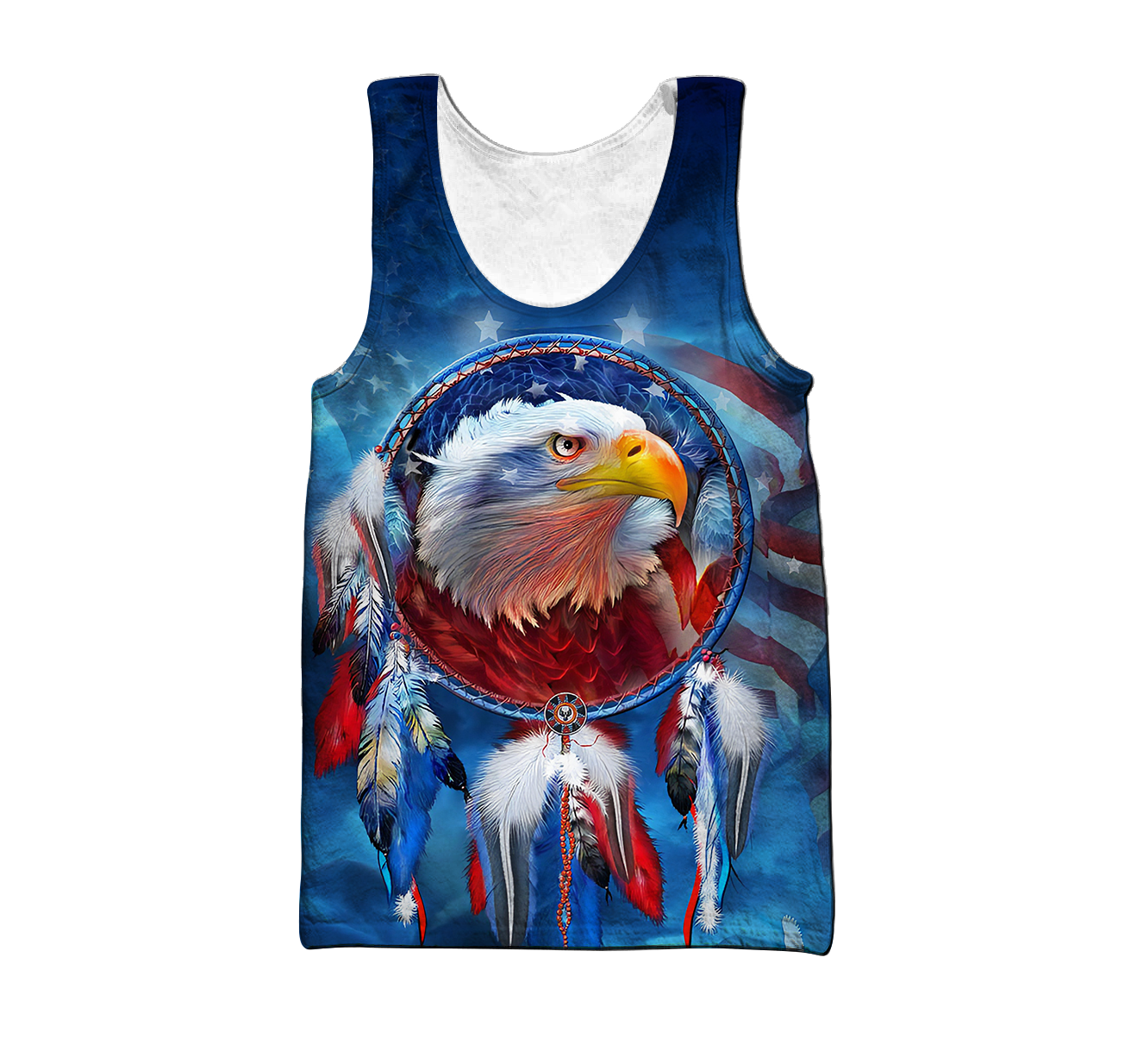 Eagle Dreamcatcher Native American Blue 3D All Over Printed Shirts DD09112003-LAM