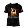 Women Veterans 3d all over printed shirts for men and women DD05232001-Apparel-Huyencass-T-Shirt-S-Vibe Cosy™