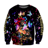 Rottweiler and Butterfly 3D All Over Print Hoodie