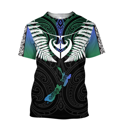 New zealand aotearoa tattoos 3d all over printed for men and women PL25082003